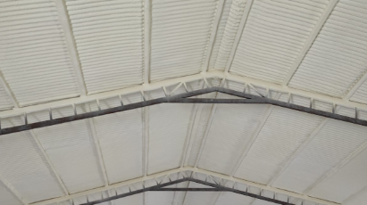 Encapsulado de uralita y cubiertas con amianto